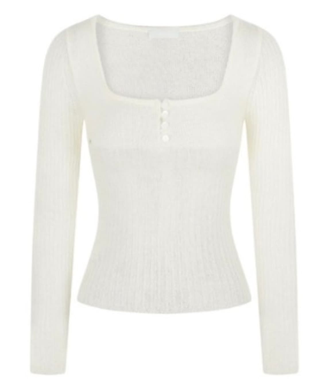 페일제이드 Hairy Lily Knit T 크림아이보리 상품이미지1