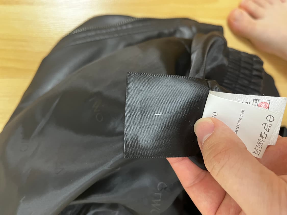 브이투 비건레더 자켓 상품이미지3