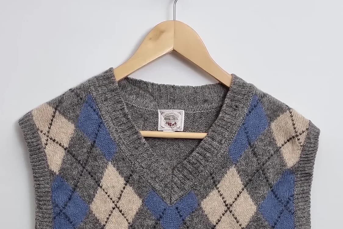 VIRGIN VOYAGE 빈티지 베스트 울 100 상품이미지3