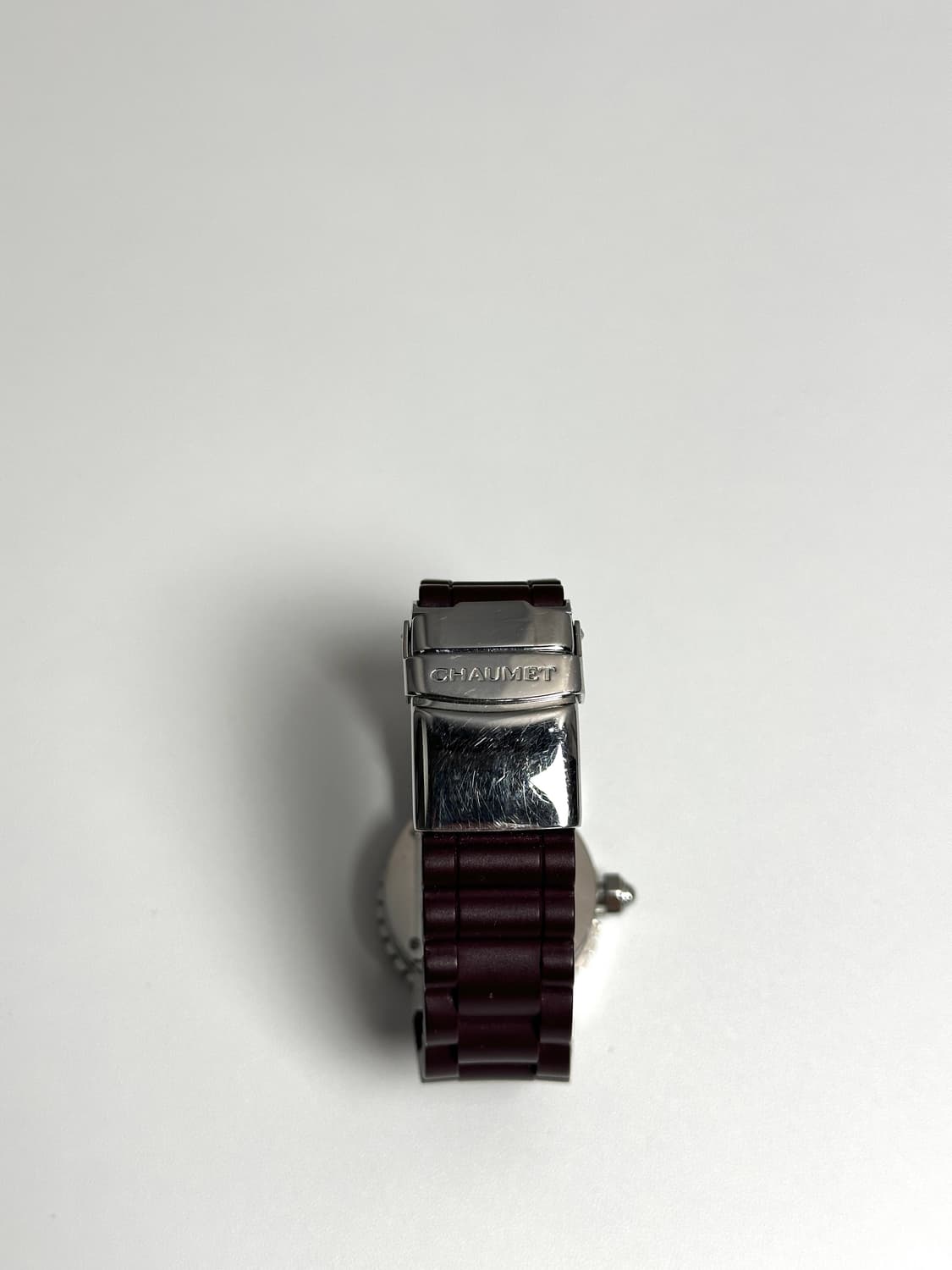 쇼메 클래스 원 스테인리스 & 버건디 러버 워치 상품이미지7