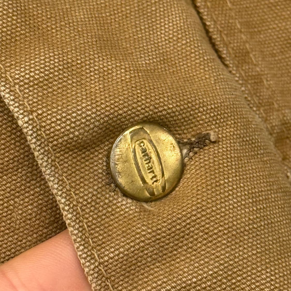 70s Carhartt 칼하트 워크 초어 자켓 / 포켓 코듀로이 카라 상품이미지5