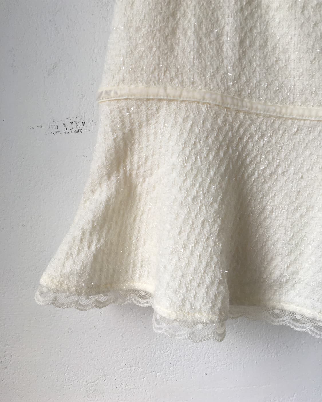 Glitter lace point mini skirt 상품이미지4