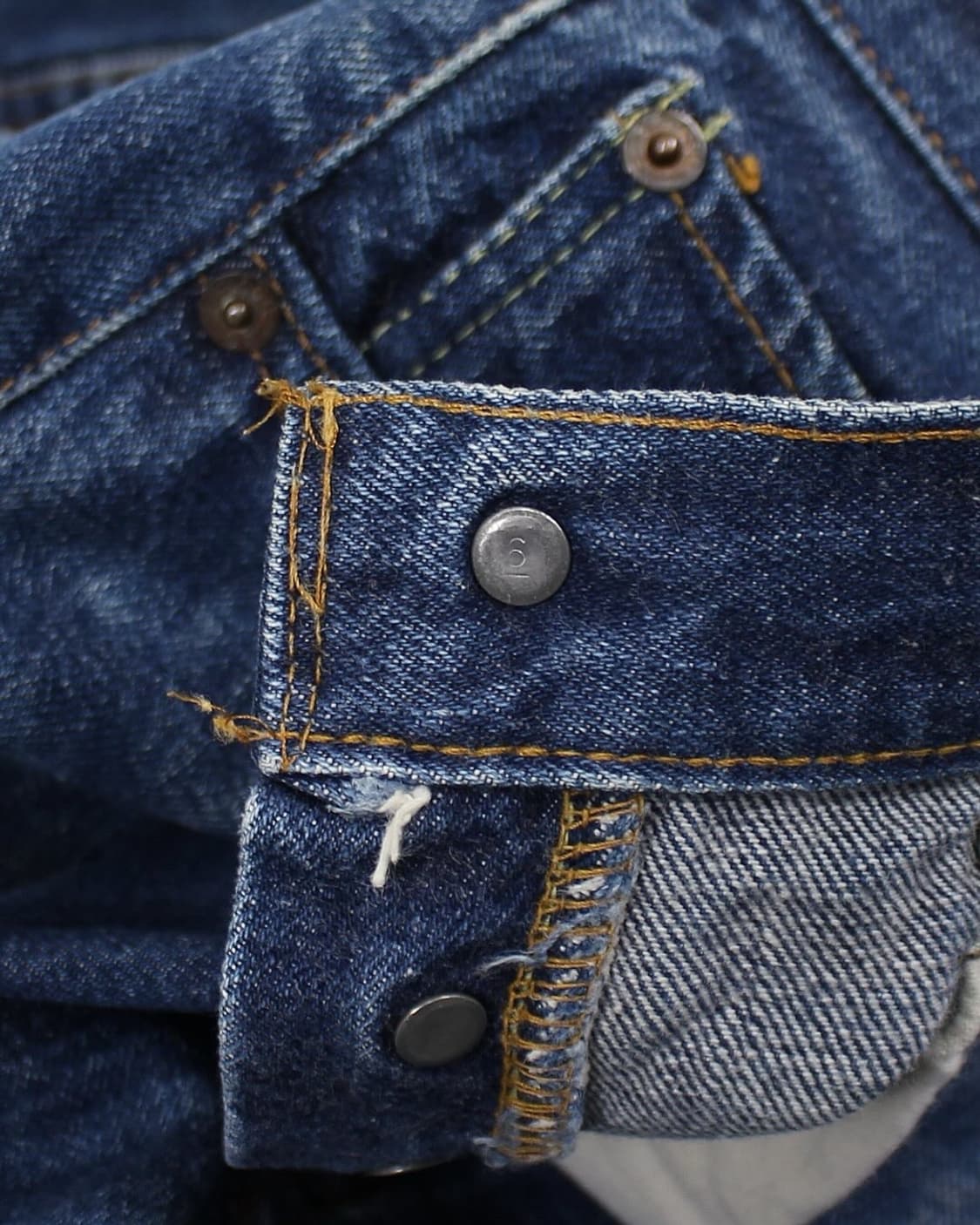 1975 USA 리바이스 501 셀비지 66전기 데님 팬츠 빈티지 미국제 상품이미지6