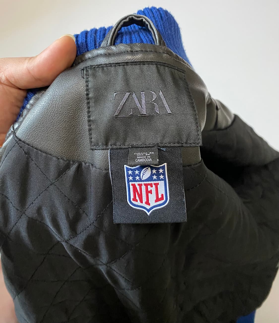 ZARA X NFL 뉴욕 자이언츠 바시티 자켓 상품이미지5