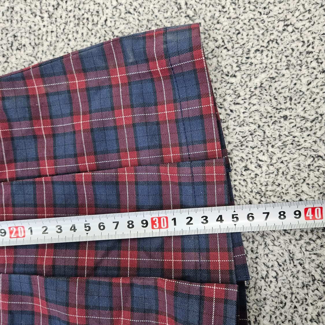 [64-88] 헤지스 여성 골프 체크 플리츠 미니 스커트  0102YH1 상품이미지7