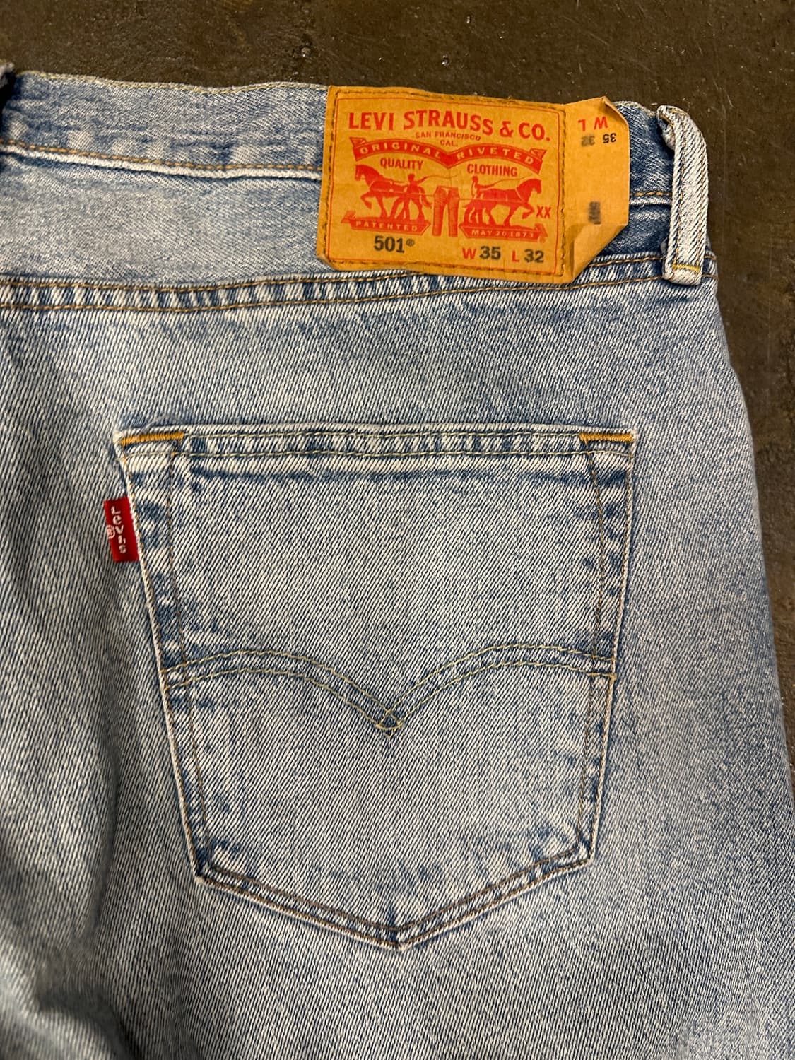 Levis 리바이스 501 W35 L32 상품이미지4