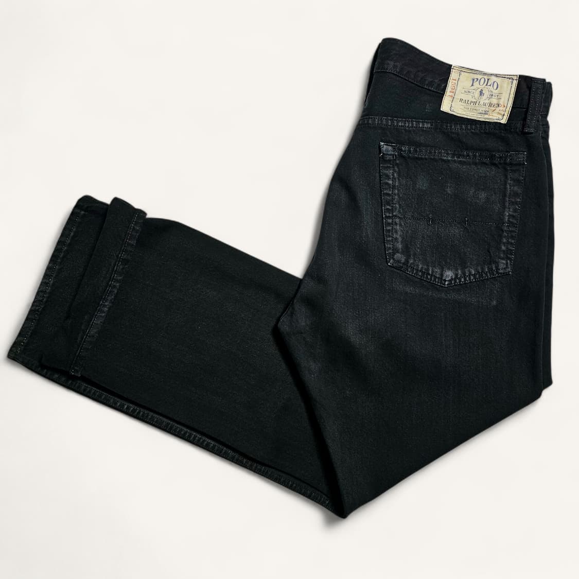 [36X30][폴로 랄프로렌]00's 867 클래식 핏 블랙 어센틱 데님 상품이미지3
