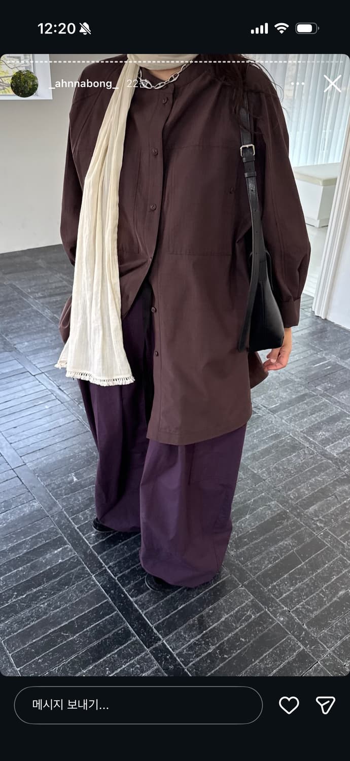 에토스 턱 헨리넥 셔츠 상품이미지6