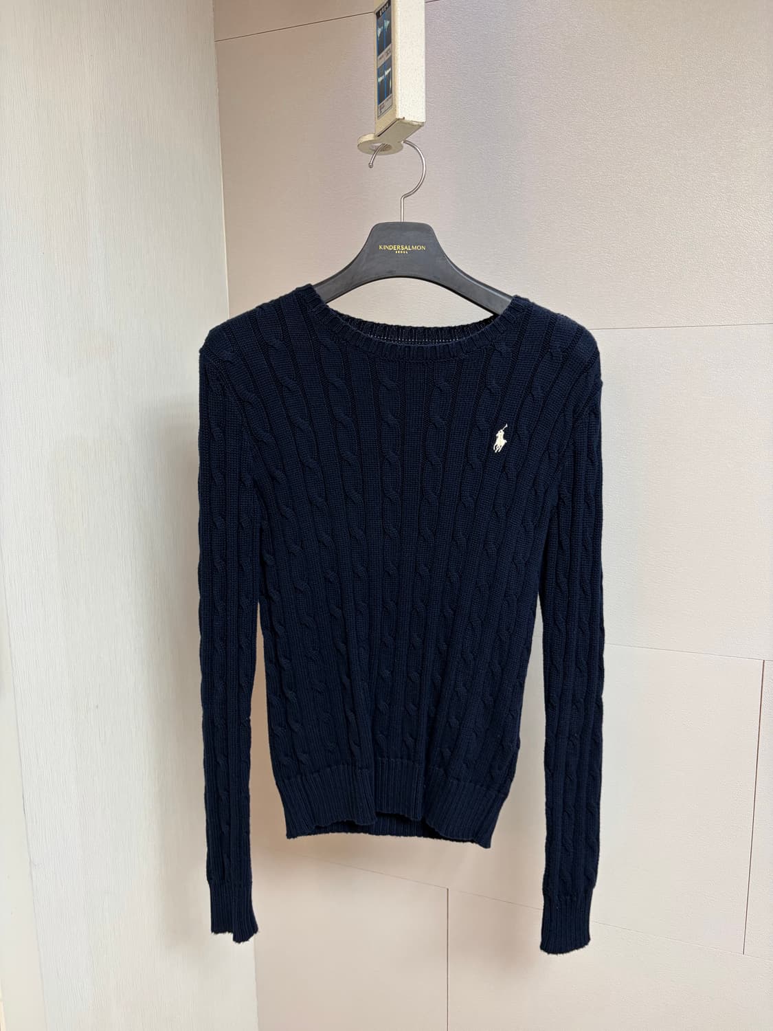 폴로랄프로렌 케이블니트 네이비 상품이미지1