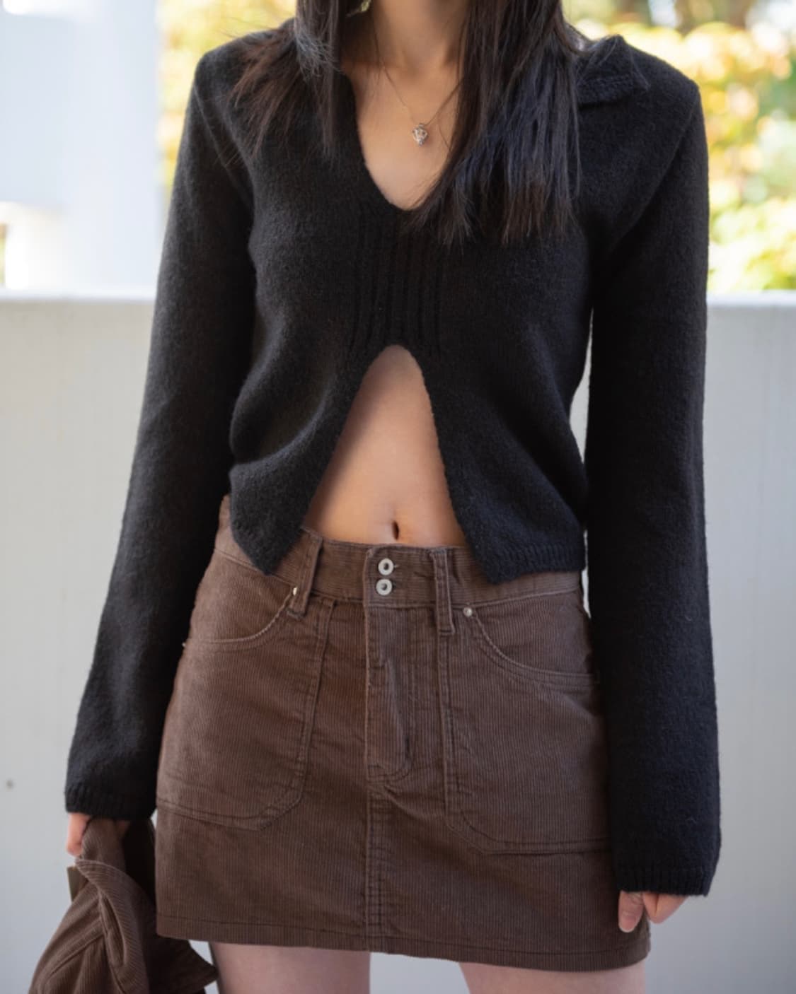 애즈온 메릴본 니트 블랙 상품이미지2