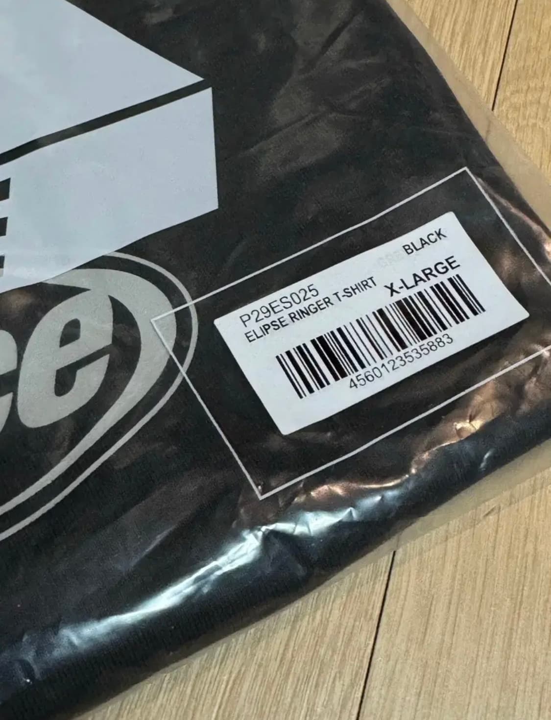 [XL] 팔라스 25fw 엘립스 링거 티셔츠 블랙 상품이미지3