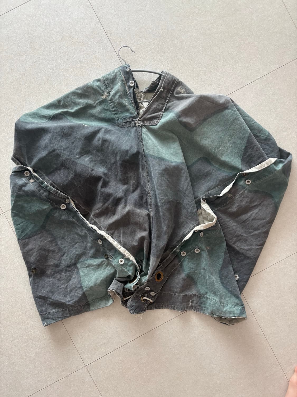 WW2 스웨덴군용 우비 겸 텐트 상품이미지1