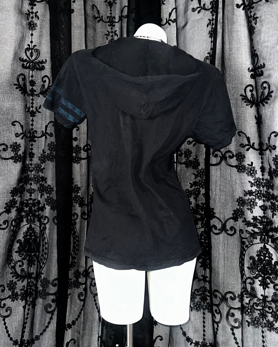 punk Skull Hood Short Sleeve 상품이미지3