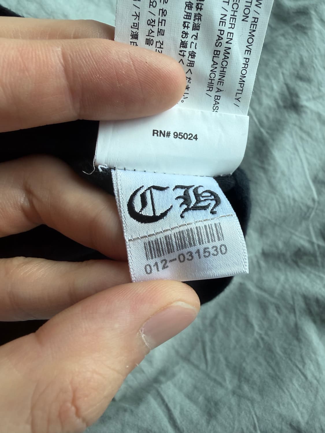 [M] 크롬하츠 말리부 크로스 반팔 티셔츠 블랙 상품이미지5