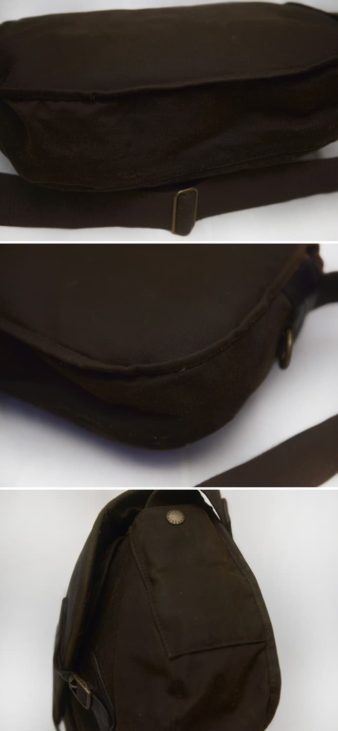 바버 (Barbour) 타라스 왁스 캔버스 레더 숄더.크로스 메신저백 상품이미지8