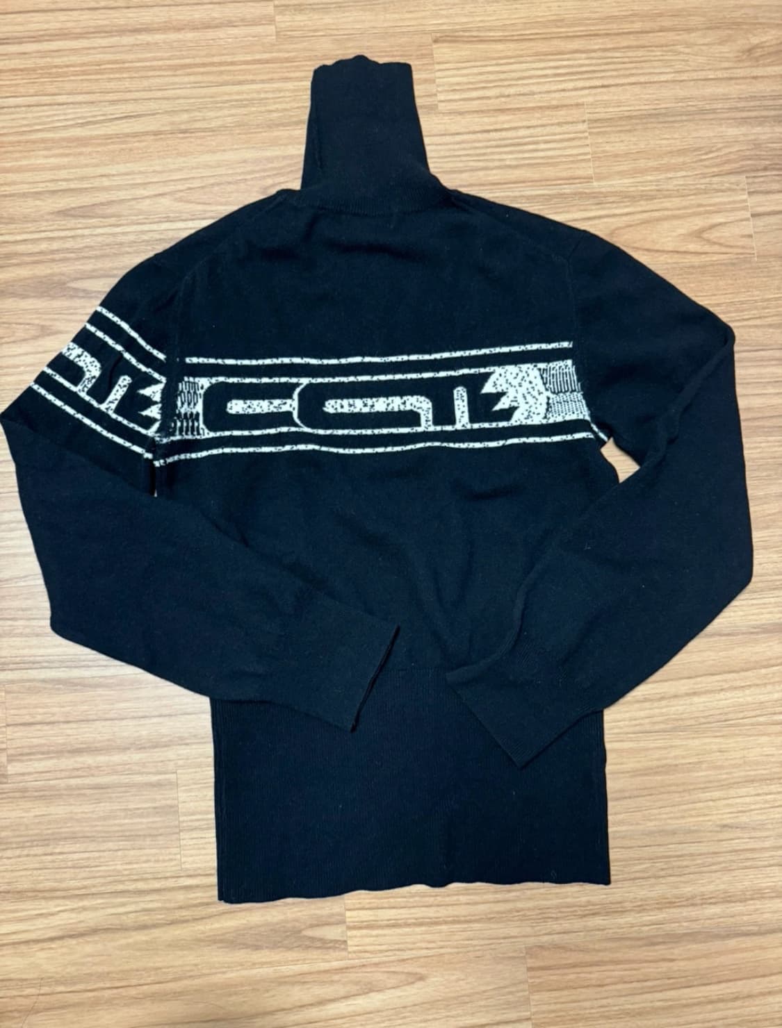 Y's 요지 야마모토 블랙 울 터틀넥 니트 상품이미지4