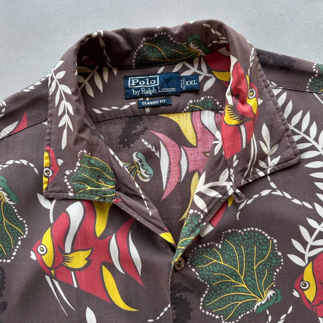 [2XL]폴로 랄프로렌 레이온 하와이안 셔츠 상품이미지7
