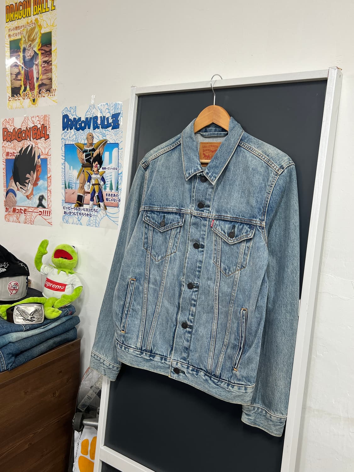 Levis 리바이스 연청 데님 트러커 청자켓 상품이미지1