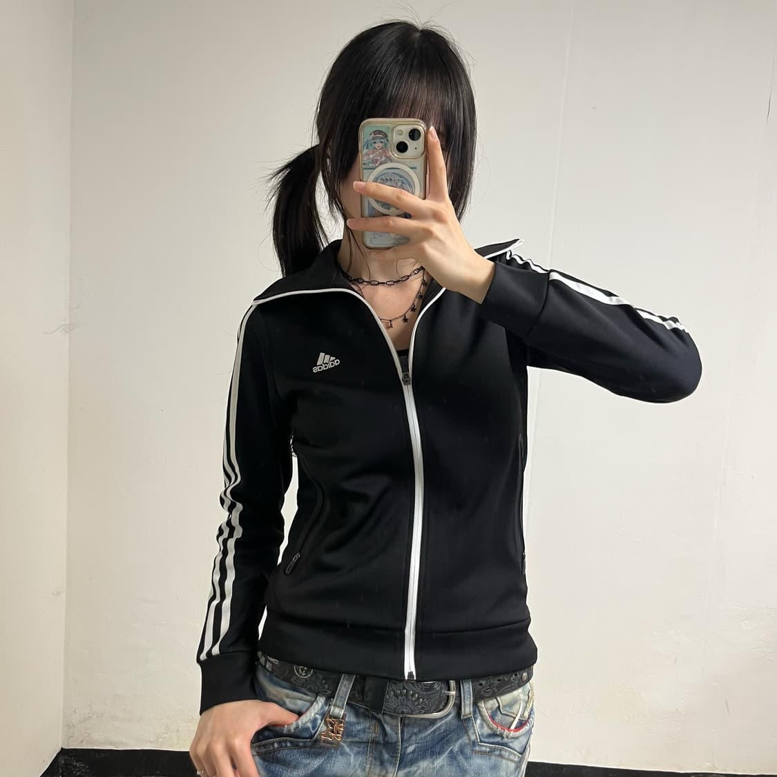 Adidas Black Track Jacket 상품이미지1