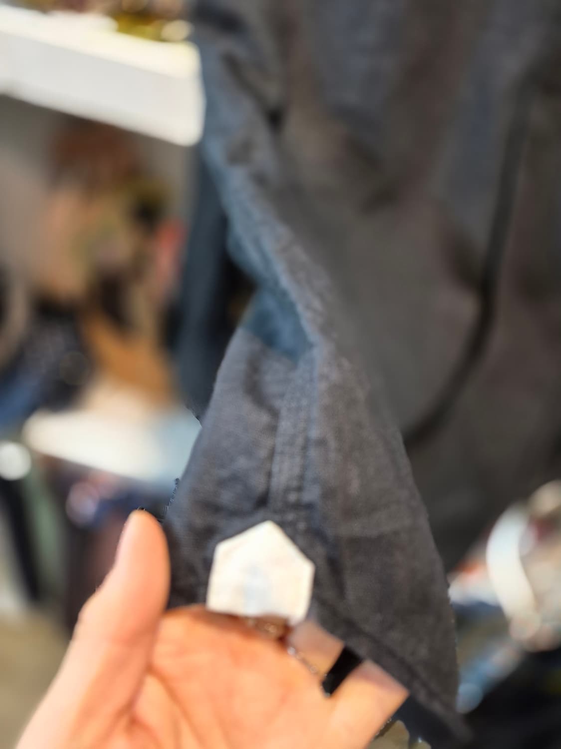 SABISABl블랙견장 린넨셔츠 상품이미지6