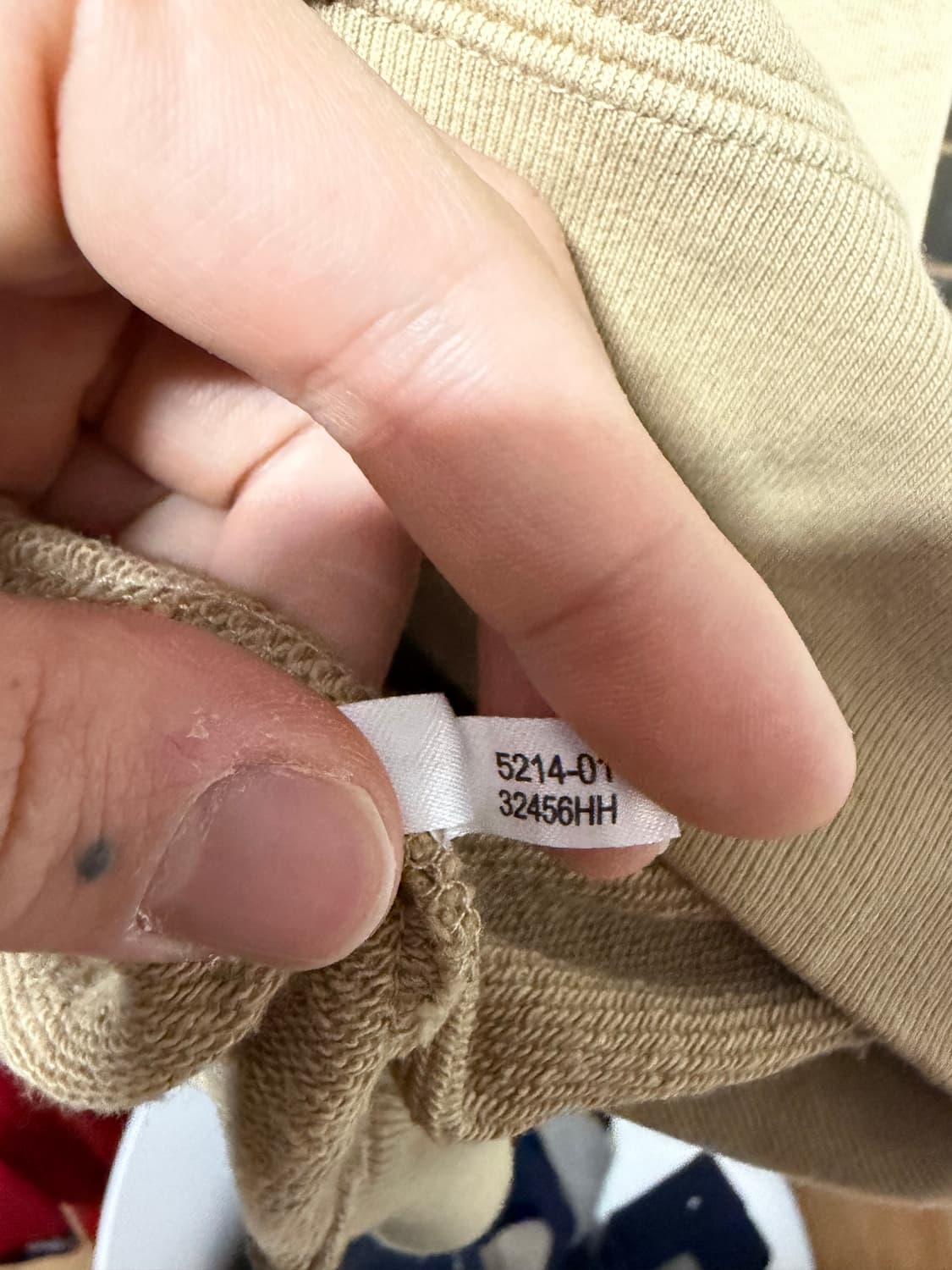 일본빈티지 카타카나 레터링 후드티 후디 베이지 상품이미지5