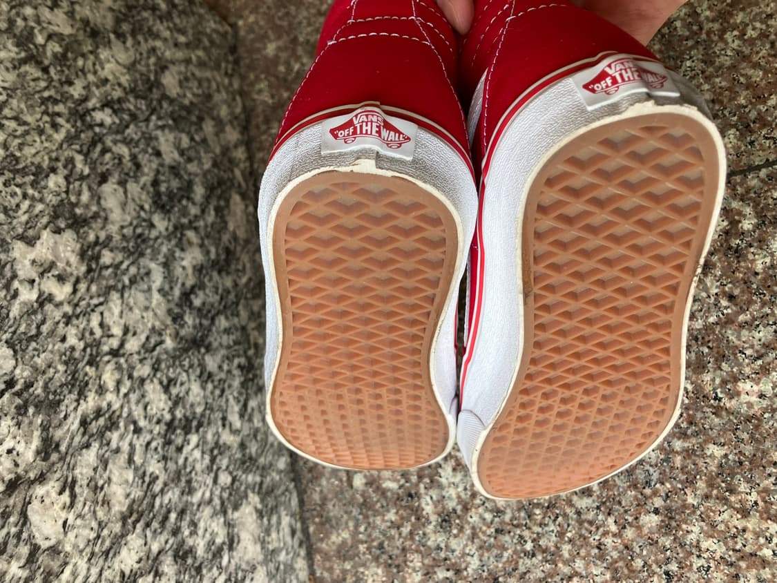 반스 올드스쿨 하이 레드 250 상품이미지4