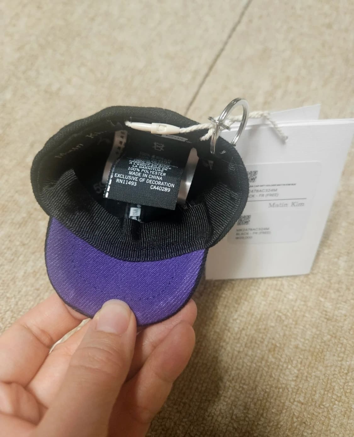 마뗑킴 뉴에라 볼캡 키링 새상품  상품이미지2