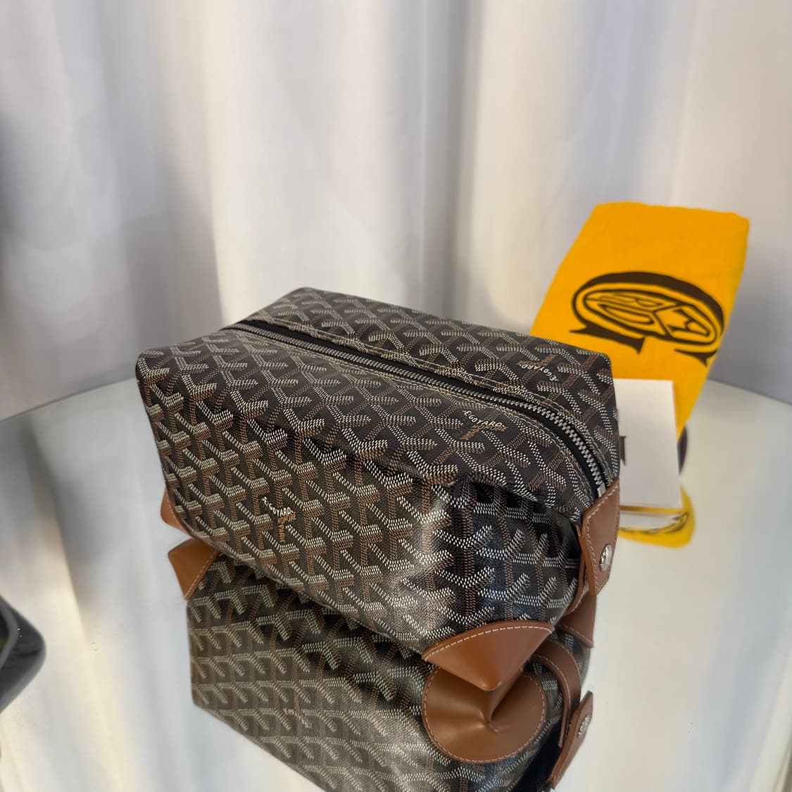 고야드 보잉 25 토일렛 백 블랙 탄 상품이미지8