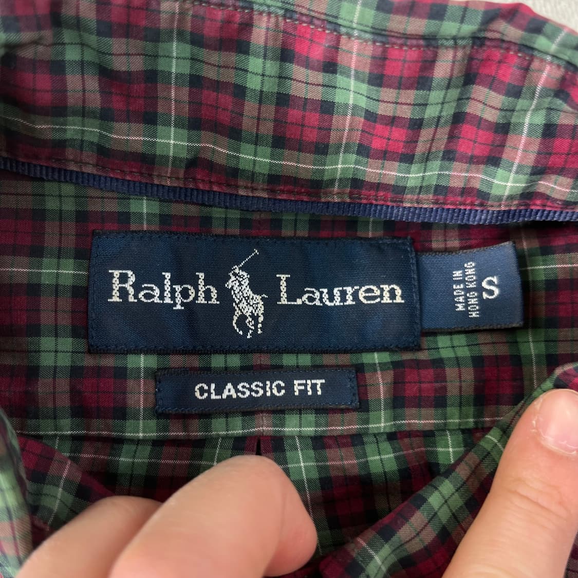 100 폴로랄프로렌 빈티지 체크 셔츠 상품이미지4