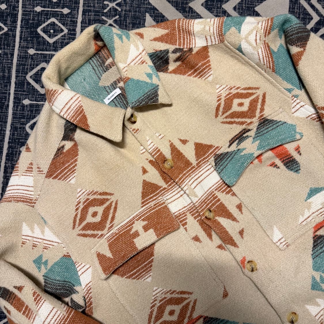나바호 패턴 셔츠 자켓 상품이미지2