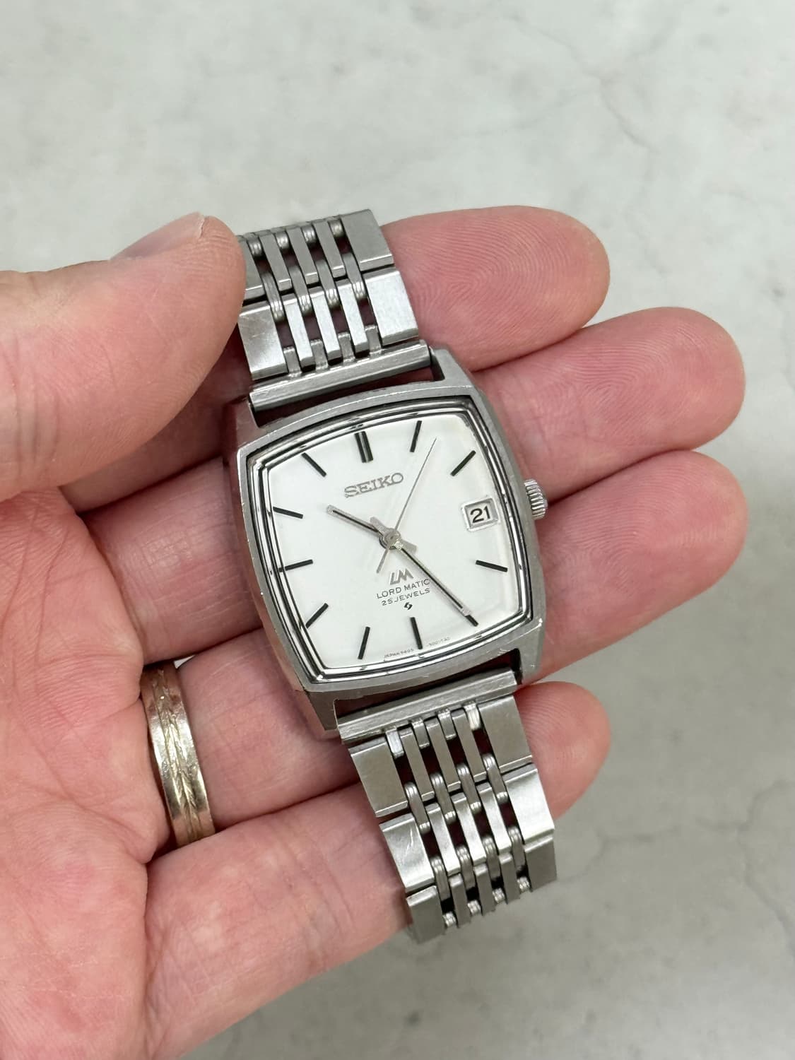 70s 빈티지 세이코 로드매틱 탱크 오토 상품이미지8