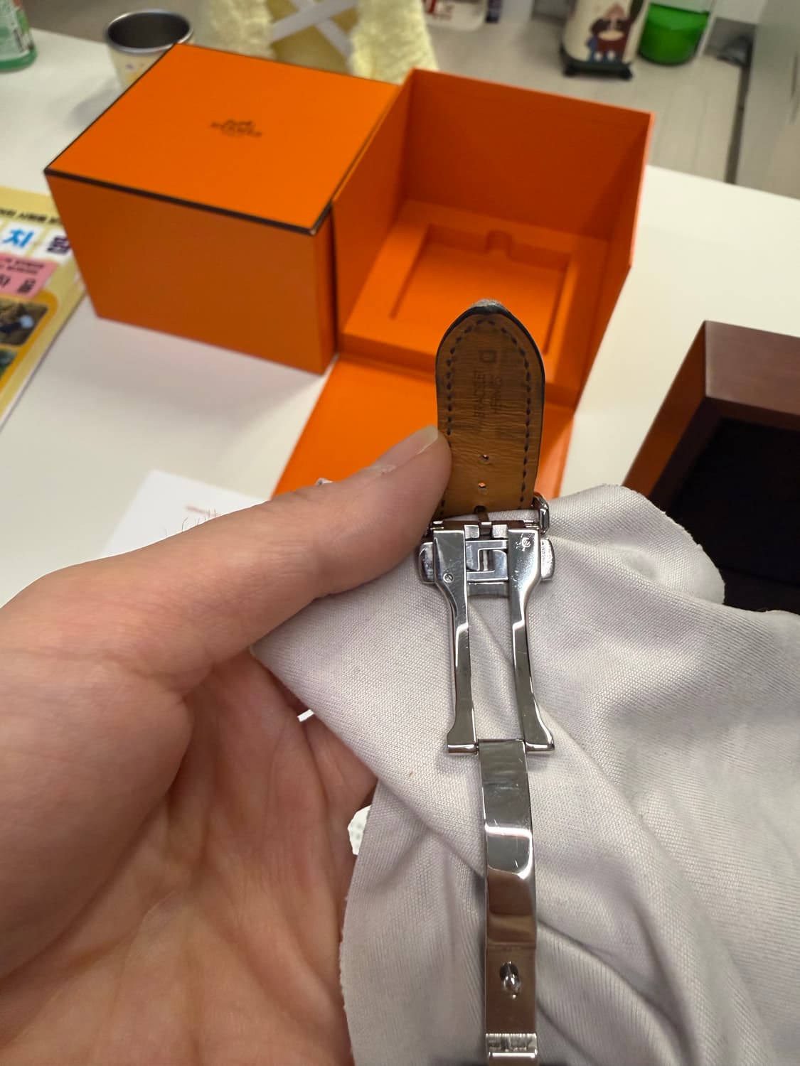 에르메스 아르소 그랑드 루네 워치 43mm(오토매틱) 정품 풀박스 상품이미지8