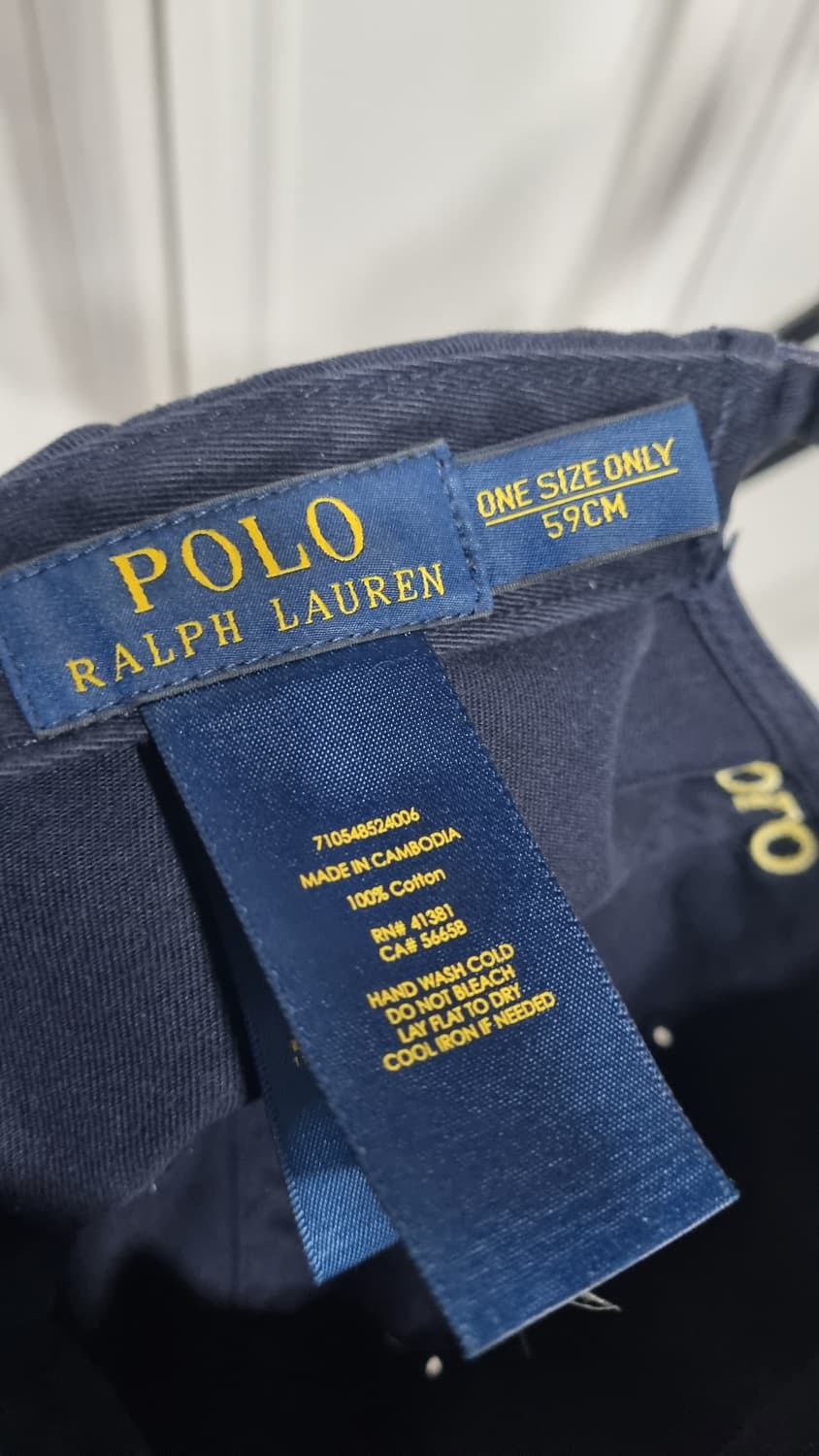 polo 빈티지볼캡 공용 네이비 컨디션8/10 상품이미지4