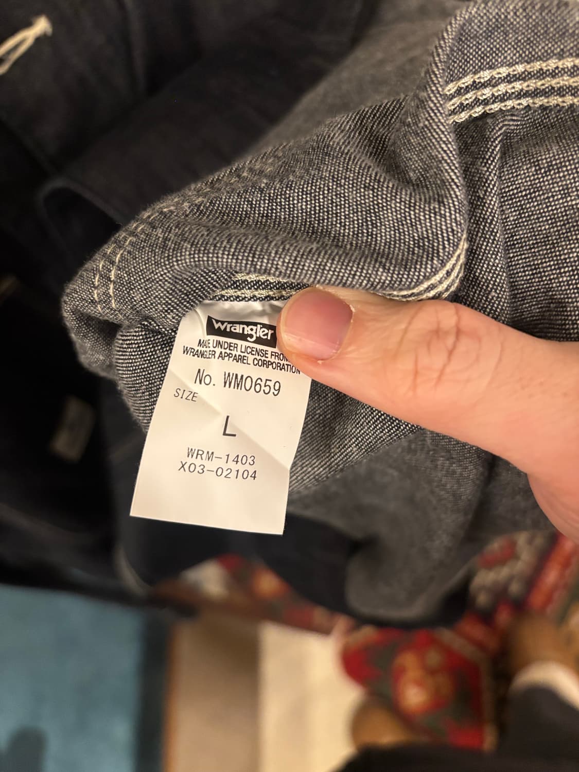 랭글러 데님 워크 자켓 상품이미지3