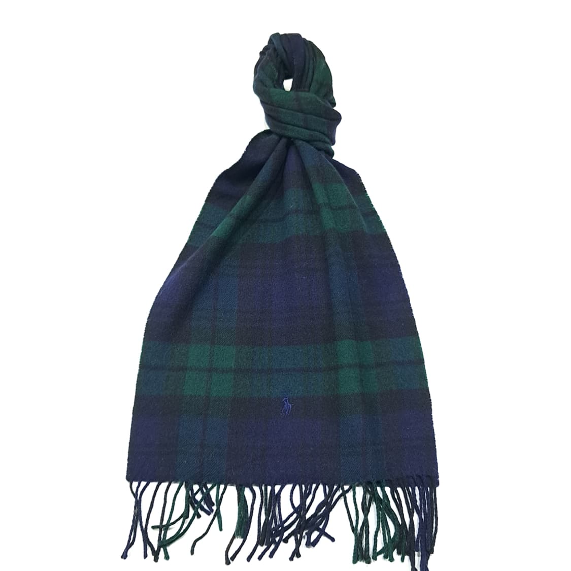 MX464 폴로 스코틀랜드판 램스울 블랙와치타탄 머플러 목도리 상품이미지1
