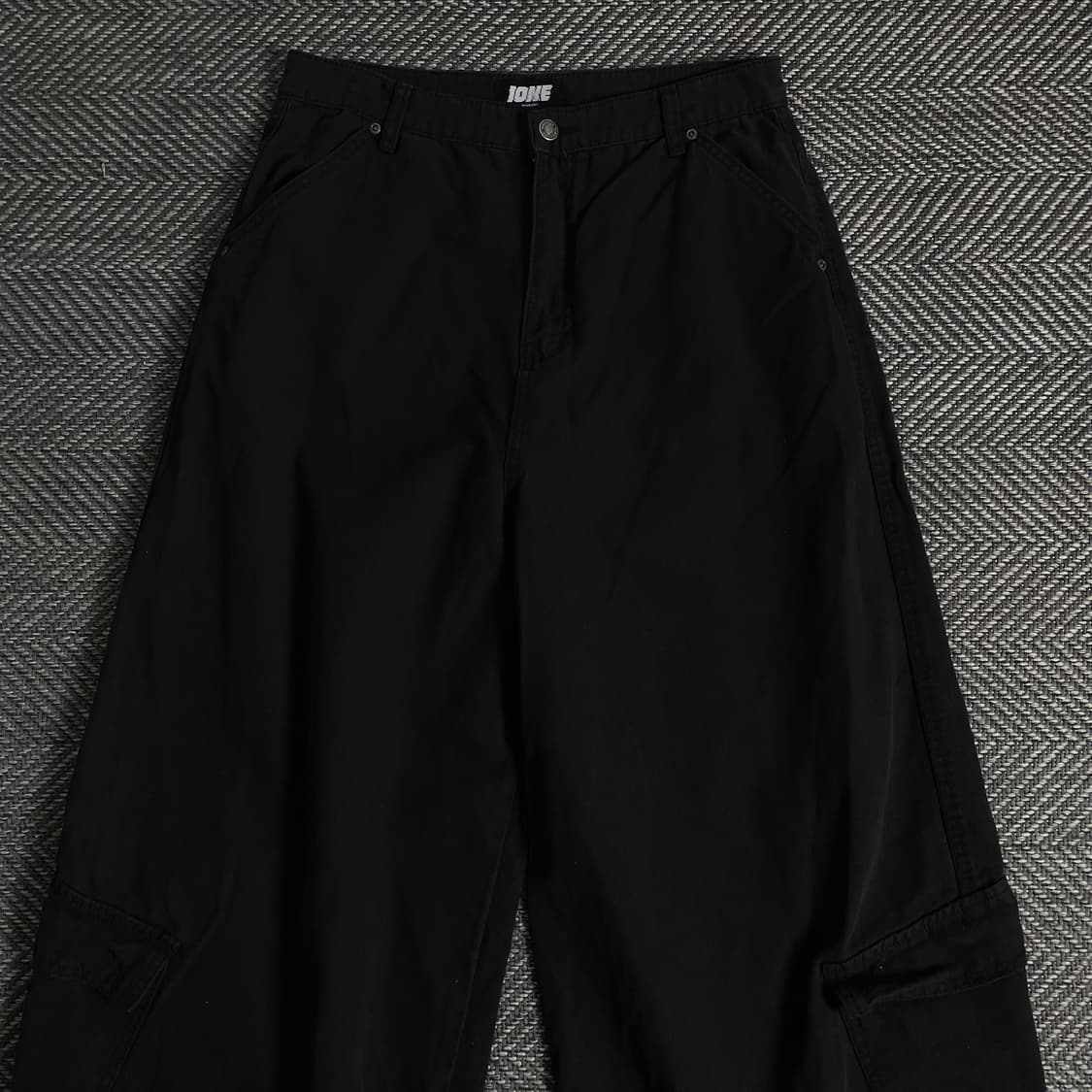 빈티지 벌룬핏 카고 퍼티그 팬츠 블랙 y 3411 상품이미지4