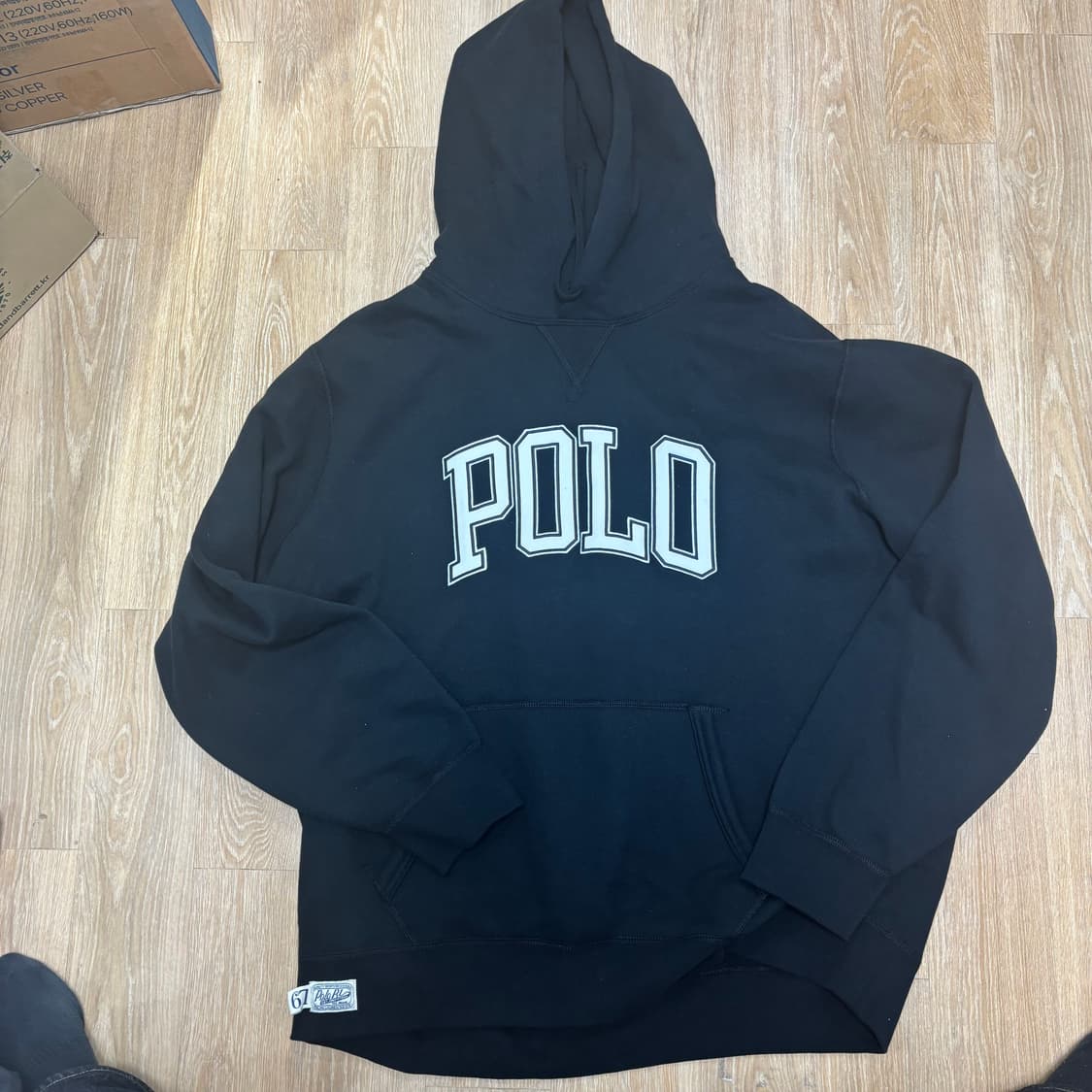 폴로 로고 후드티 XXL [폴로 후드] 상품이미지2