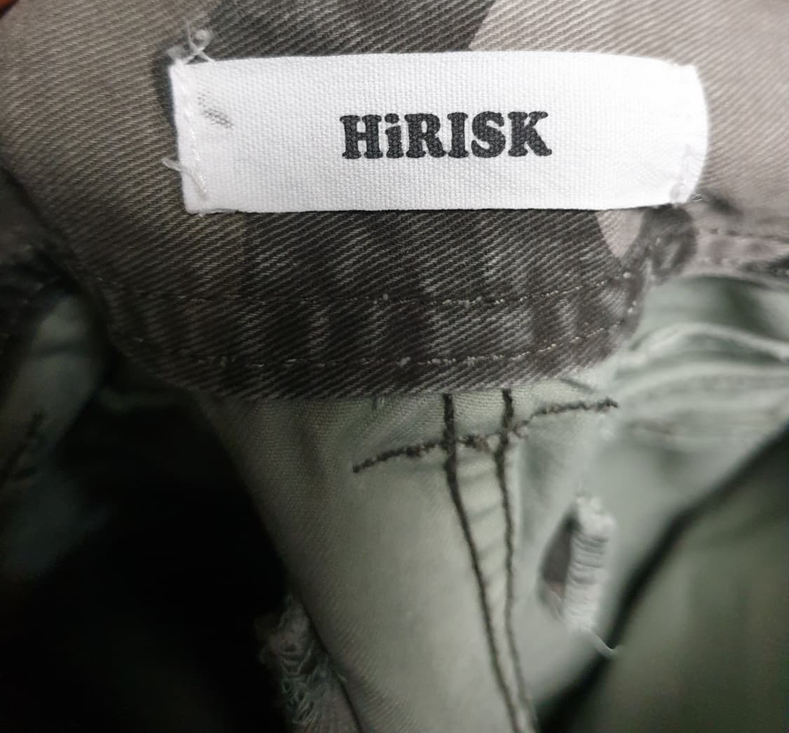 HIRLSK 빈티지 와이드 유틸리티 카모 카고팬츠 (M) 상품이미지4