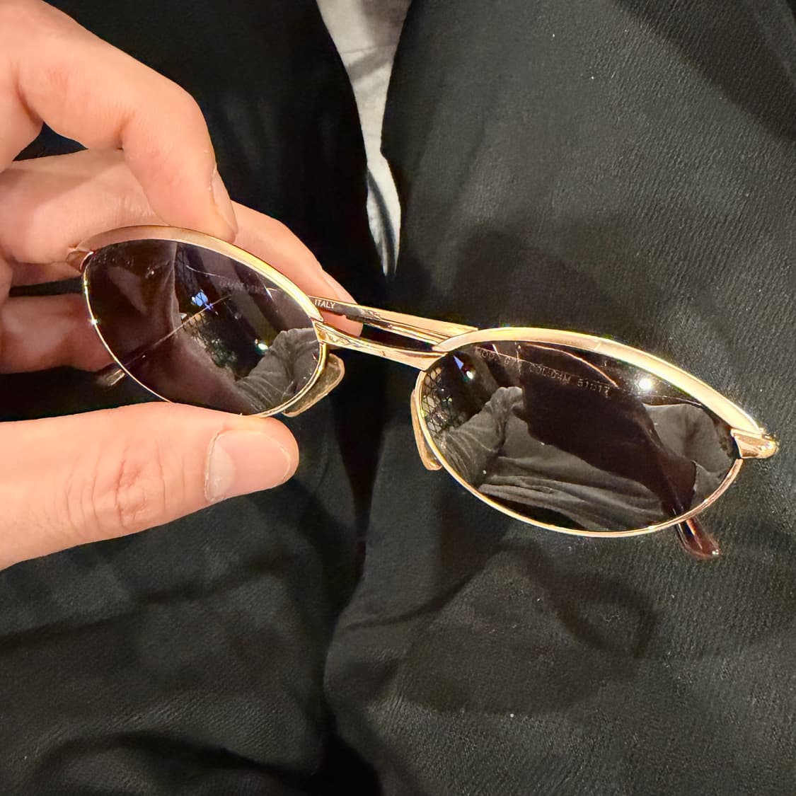 90's 올드 베르사체 금장 메두사 선글라스/안경테 상품이미지2