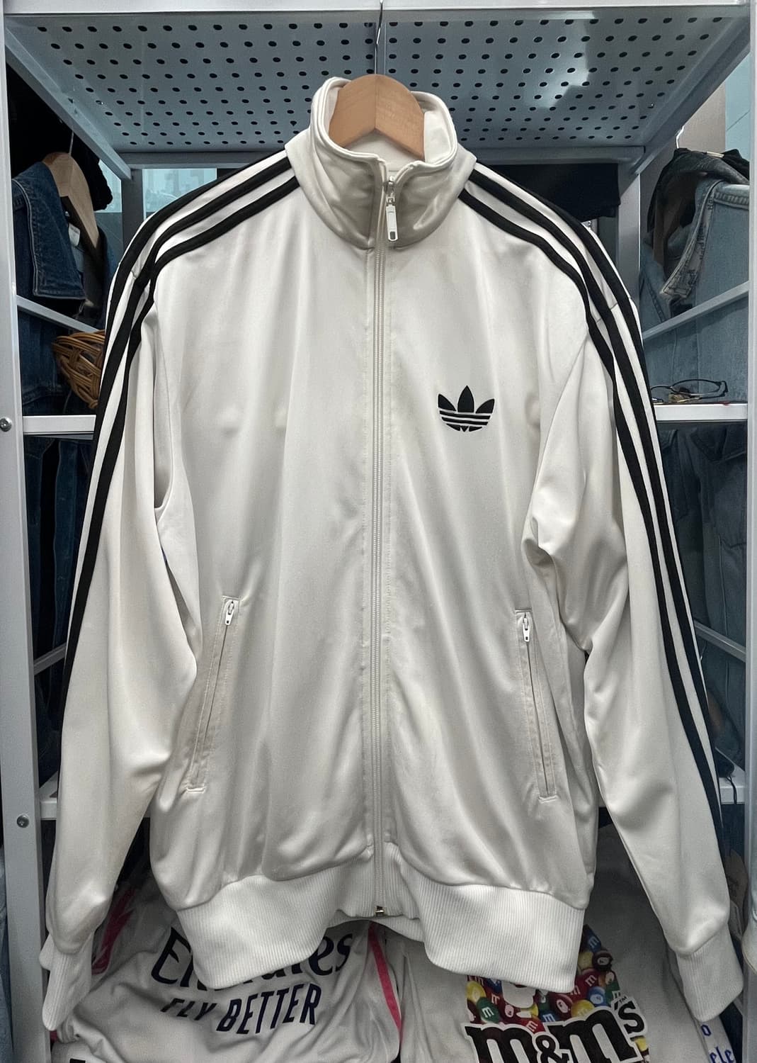 00s 아디다스 파이어버드 화이트 져지 트랙탑 상품이미지1
