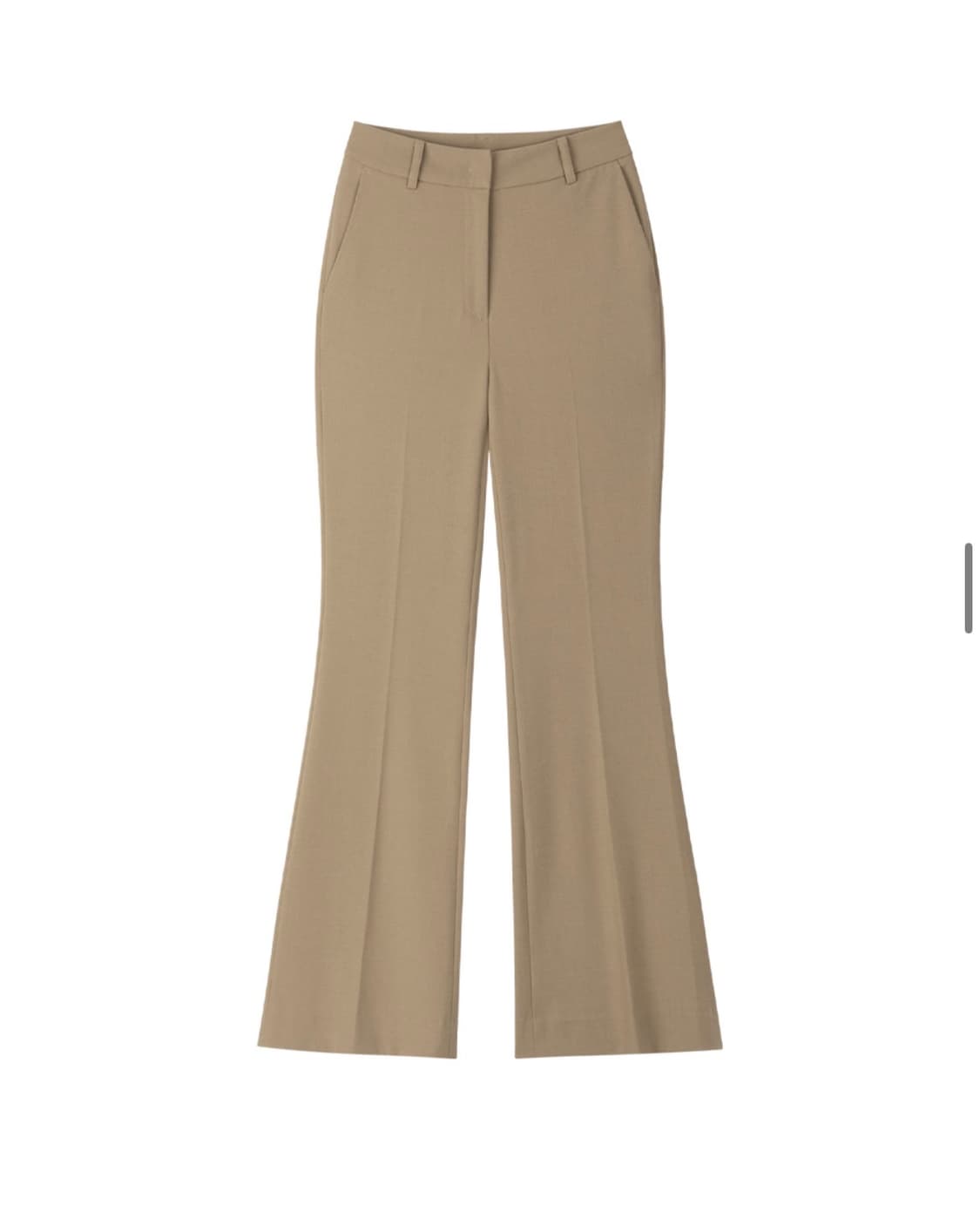 (새상품)(S) 드로우핏 우먼 컴피 울 슬림 부츠컷 슬랙스 [BEIGE] 상품이미지7