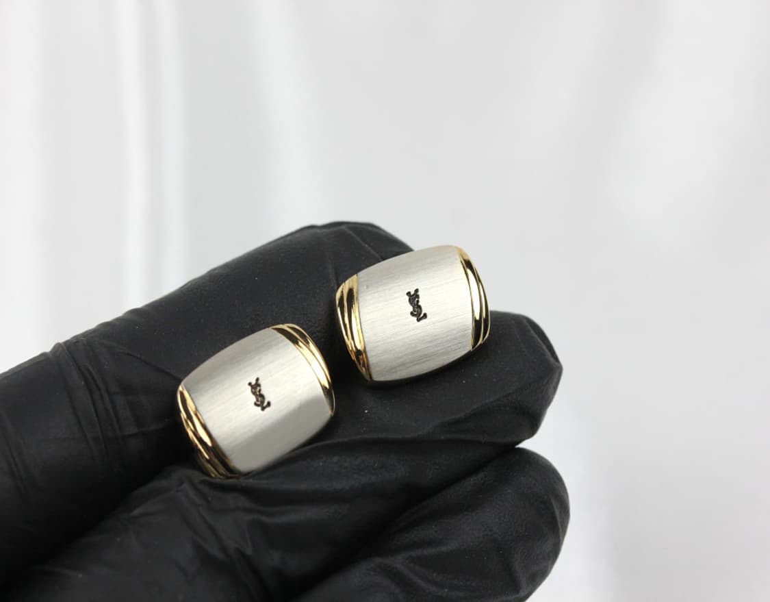 입생로랑 A등급 남자 명품 커프스 빈티지 상품이미지5
