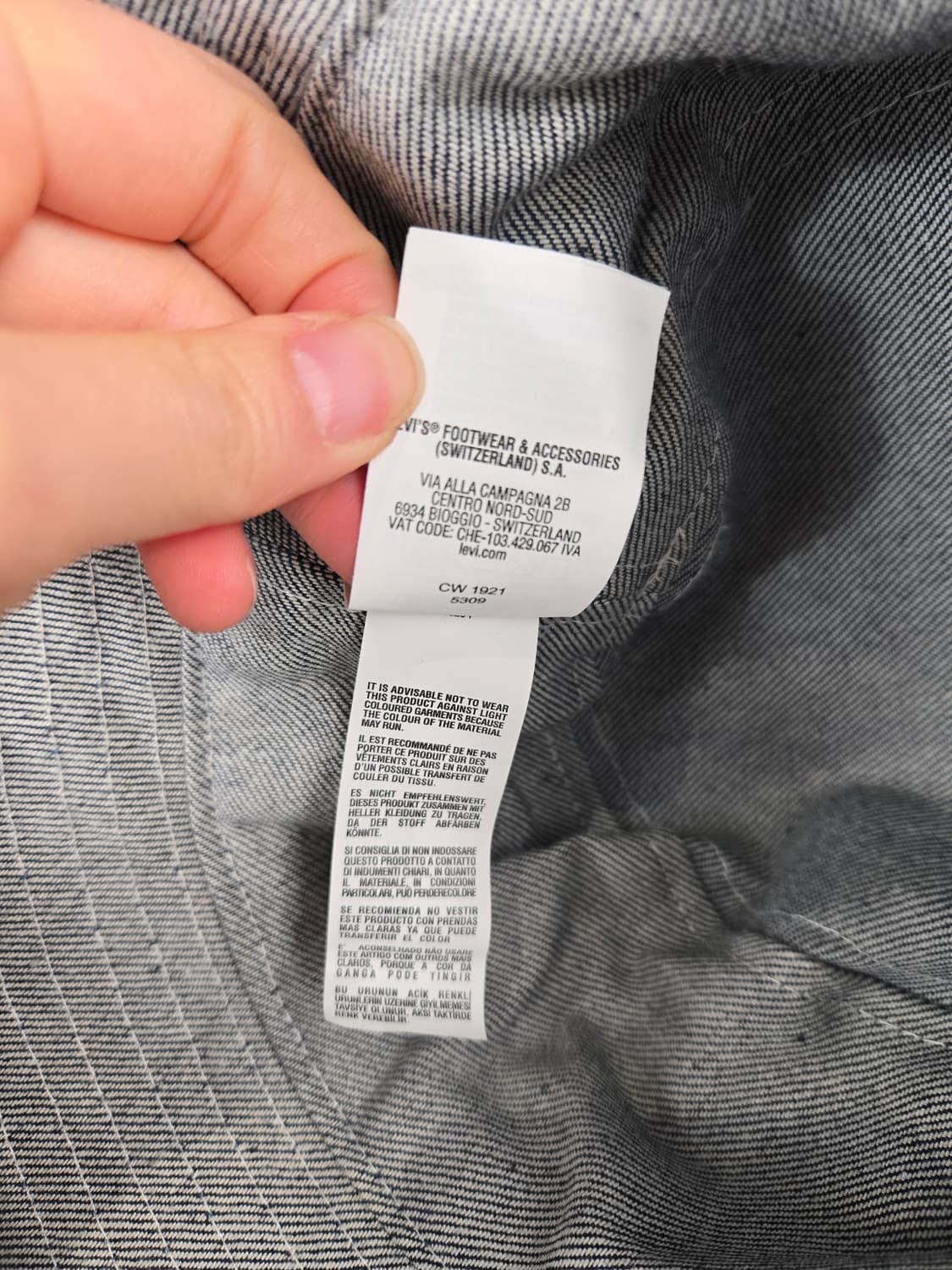 [무료배송]리바이스 멀카도 글로벌 버킷햇 L 데님 청 버킷 벙거지 모자 상품이미지9