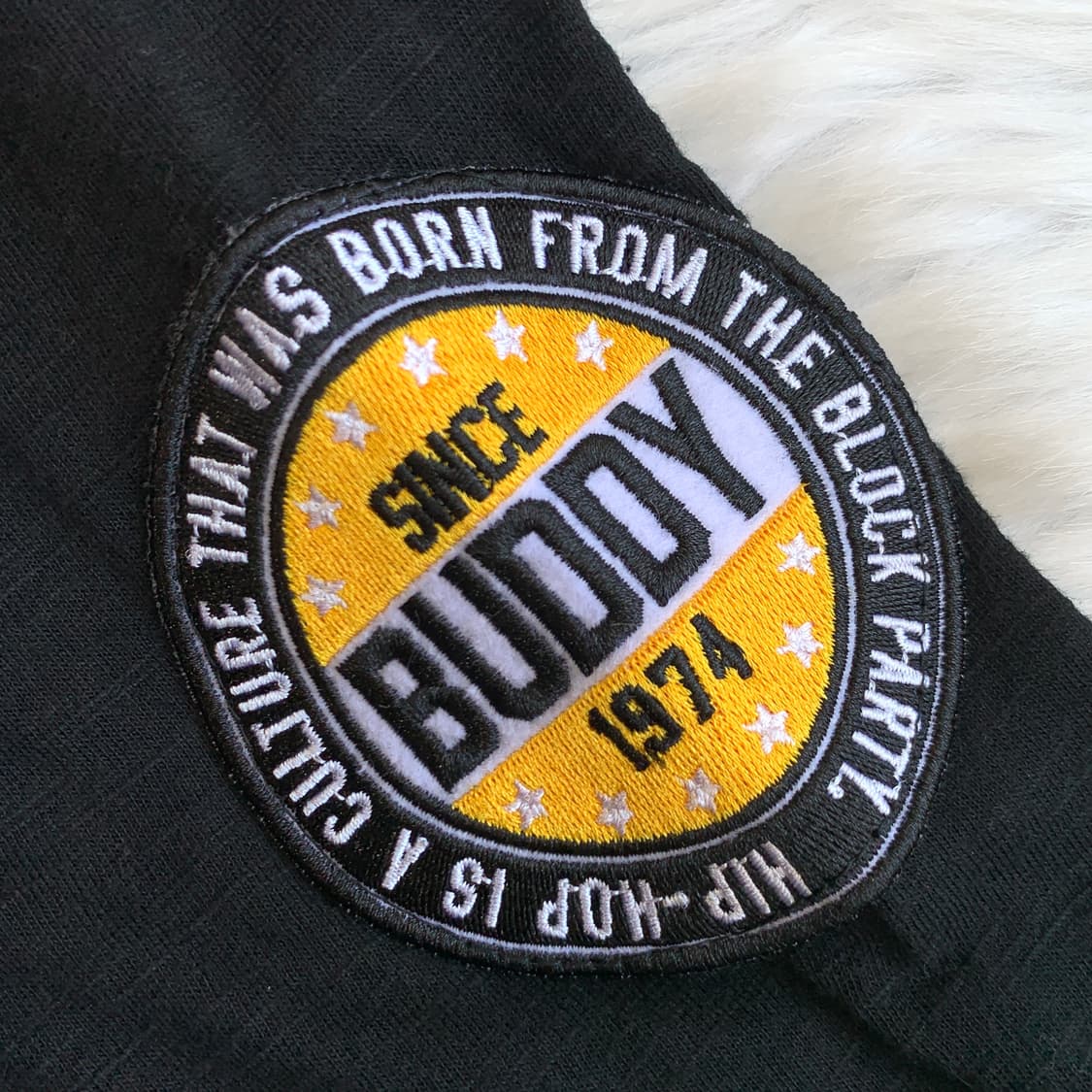 BUDDY 빈티지 프린트 카모 믹스 소매 긴팔 티셔츠 1603 상품이미지6