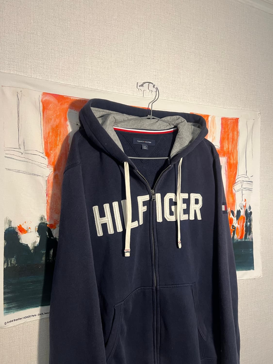 타미힐피거 후드집업 네이비 L/G 상품이미지1