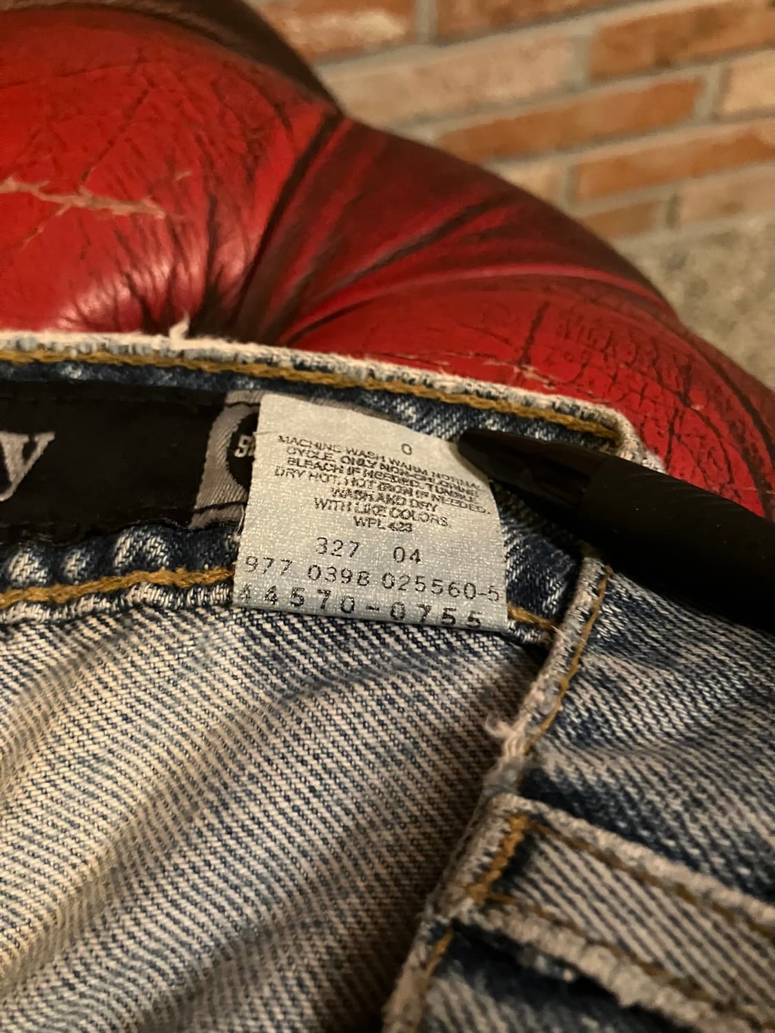 90s 빈티지 리바이스 실버탭 baggy 배기핏 데님 팬츠 상품이미지10