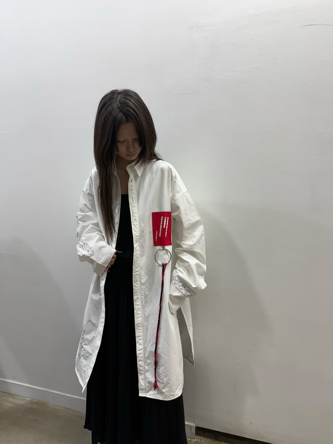 혜인서 15F/W Tonight or never 오버핏 롱 셔츠 상품이미지5