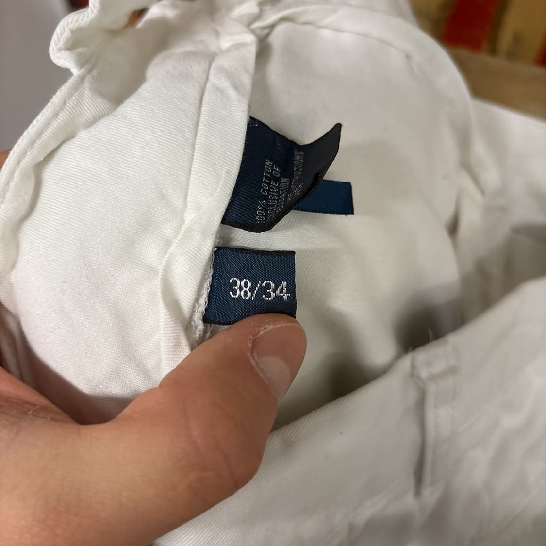 90s 폴로 랄프로렌 클래식 화이트 코튼 치노팬츠 포니자수 N761 상품이미지9