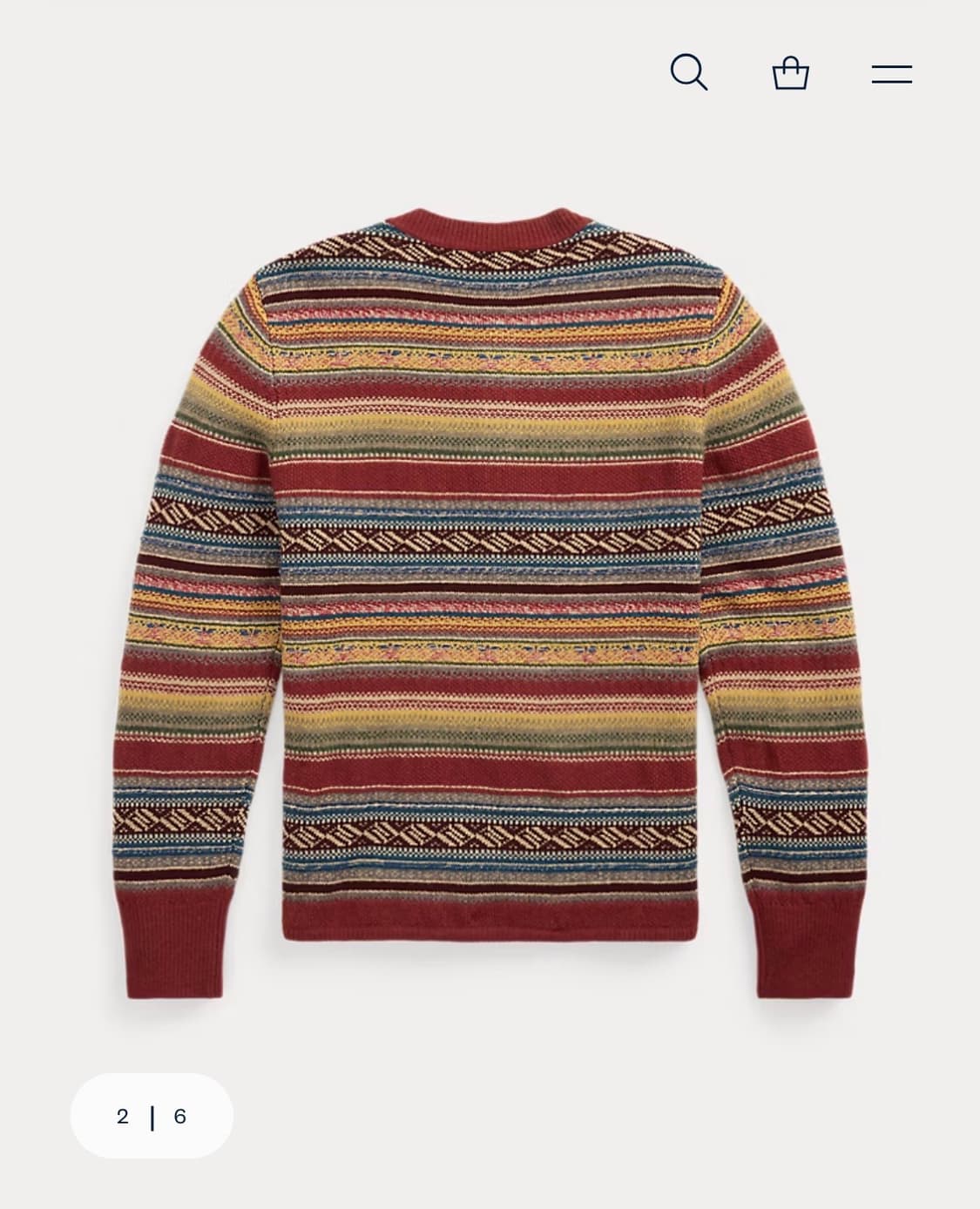 RRL 울 블렌드 헨리 스웨터 상품이미지2