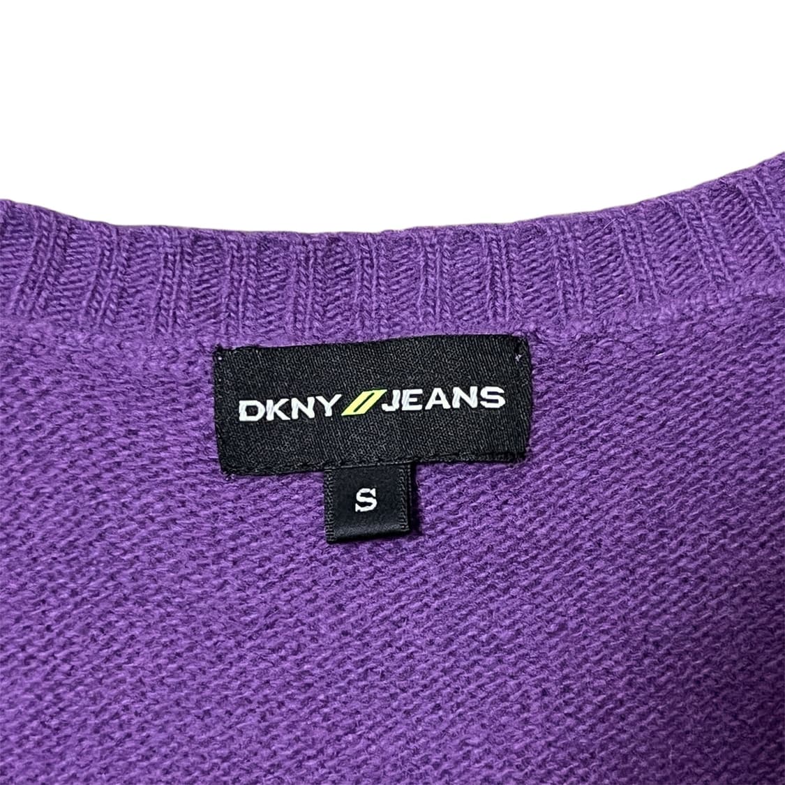 [DKNY] 바이올렛 프릴 울 100% 니트 베스트 상품이미지7